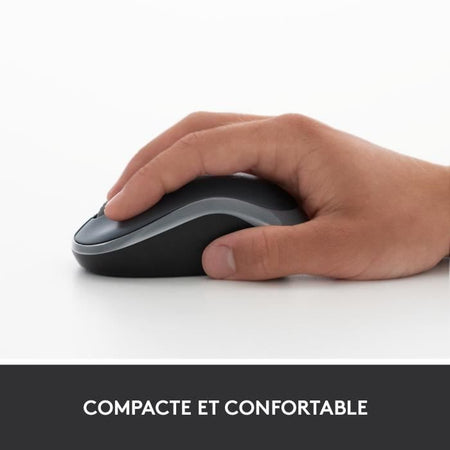 Mouse ottico wireless Logitech - M185 blu