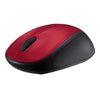Mouse ottico senza fili Logitech - M235 rosso