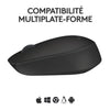 Mouse wireless LOGITECH M171 nero