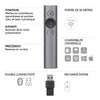 LOGITECH SPOTLIGHT Puntatore PRESENTER Grigio