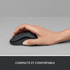 Mouse silenzioso LOGITECH M220 - Wireless - Grigio / Nero