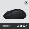 Mouse silenzioso LOGITECH M220 - Wireless - Grigio / Nero