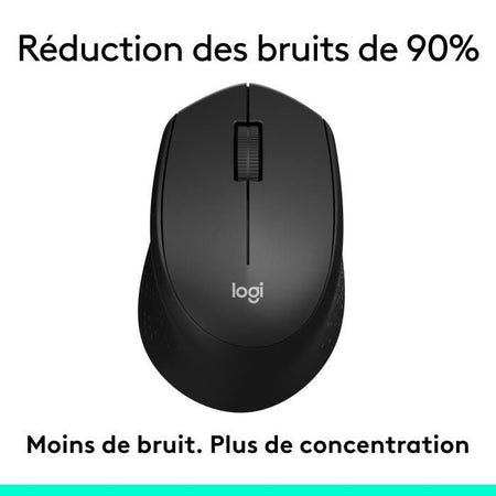 Mouse Silent Plus LOGITECH M330 Silent Plus - Wireless - Nero