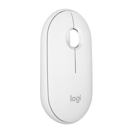 LOGITECH - Mouse senza fili - Pebble Mouse 2 M350s - Bianco - (910-007013)