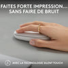 LOGITECH - Mouse senza fili - Pebble Mouse 2 M350s - Bianco - (910-007013)
