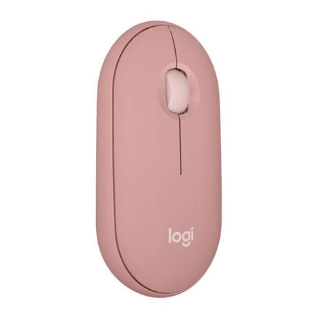 LOGITECH - Mouse senza fili - Pebble Mouse 2 M350s - Rosa - (910-007014)
