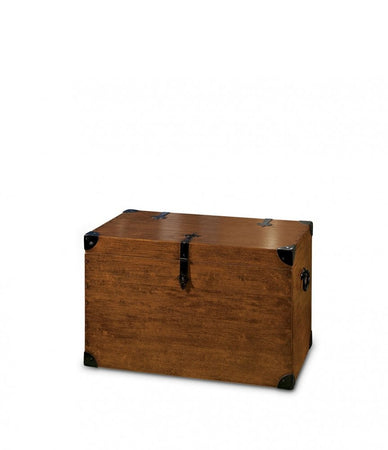 MOBILI 2G - CASSAPANCA BAULE IN LEGNO GREZZA L.80 P.45 H.50 (543)