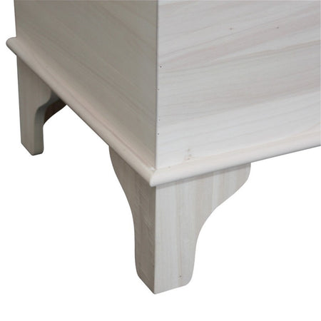 MOBILI 2G - CASSAPANCA ARTE POVERA IN LEGNO GREZZA L.137 P.57 H.80 (135)