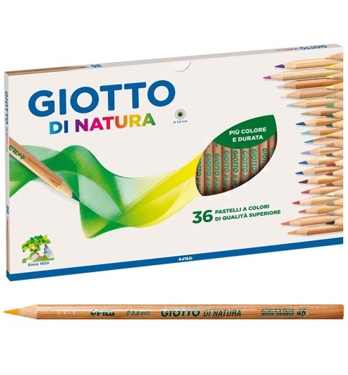 Giotto di Natura, 36 Pastelli a Colori