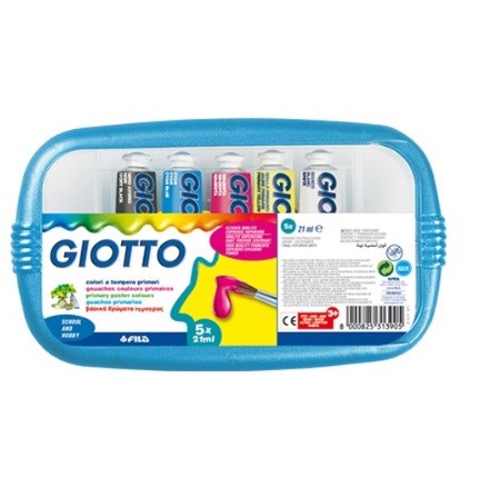 Giotto -  Tempera extra fine Conf. 5 Colori (F32710000)