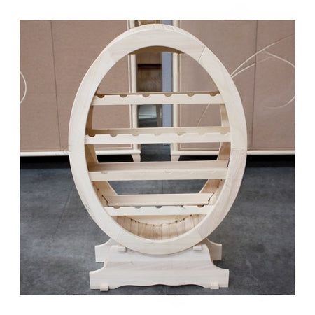 MOBILI 2G - PORTA BOTTIGLIE IN LEGNO(CONTIENE 24 BOTTIGLIE)MISURE L.79 P.31 H.123 (1211)