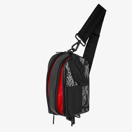 SPRAYGROUND Zaino Donna art. Midnight Raceway graffiti Sling synthetic black
