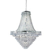 Lampadario Classico Versailles Acciaio Cromo Vetro 19 Luci E14