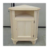 MOBILI 2G - Mobile angolare 1 porta classico legno grezzo L.51 P.51 H.97 (554)
