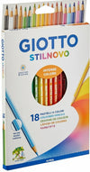 Giotto - Matite colorate Stilnovo - conf.18 (F278200)