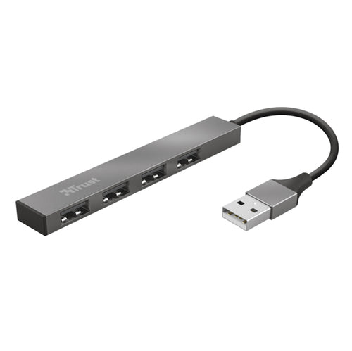 Hub Mini Usb A 4 Porte In Alluminio Halyx -Trust