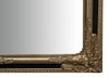 Biscottini Specchio Specchiera Impero da parete e appendere verticale/orizzontale L50xPR4xH140 cm finitura argento e nero anticato