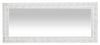 Biscottini Specchio Specchiera da parete e appendere verticale/orizzontale L35xPR4xH82 cm finitura bianco anticato.