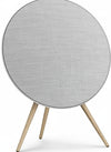 Bang & Olufsen Beosound A9 (5th Gen) - Legendary WiFi and Bluetooth Home Speaker with Room-Filling Sound, Powerful Luxury Floor Speaker with Oak Legs - Natural Aluminium