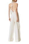 Twin-set Pantaloni Avorio da donna