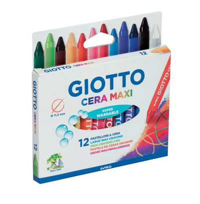 Giotto, Pastelli a cera Maxi, 12 pz