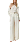 Twin-set Pantaloni Avorio da donna