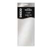 Busta 5 Fogli Carta Velina Metallizzata 20Gr 50X76Cm Argento Deco