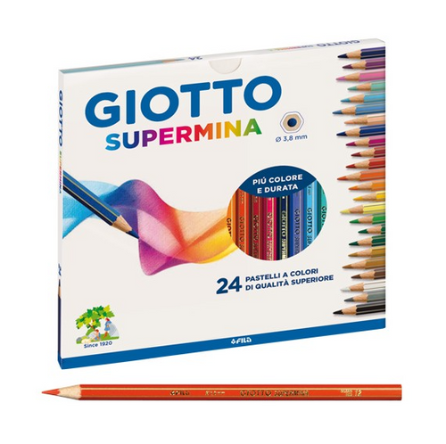 Giotto, Pastelli colorati supermina - conf 24