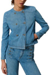 Twin-set Giacconi Denim chiaro da donna