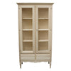 MOBILI 2G - Vetrina 2 porte 2 cassetti classica legno grezzo 102x42x191 (952)