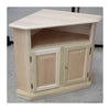 MOBILI 2G - PORTA TV ANGOLARE IN LEGNO CLASSICO 2 PORTE GREZZO L.73 X 73 H.86 (927)