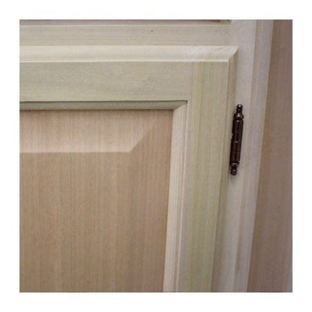 MOBILI 2G - PORTA TV ANGOLARE IN LEGNO CLASSICO 2 PORTE GREZZO L.73 X 73 H.86 (927)