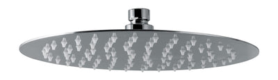 Soffione ultraslim per doccia tondo in acciaio inox da 250 mm di Tubico Nilo