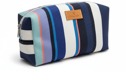 Gallo Pochette bauletto unisex poliestere blu righe multicolor