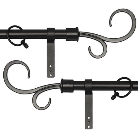 Asta in metallo Atene 120-210 per tende e tendaggi cucina soggiorno