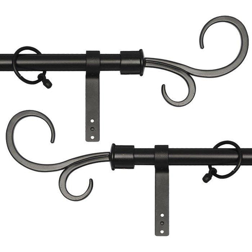 Asta in metallo Atene 120-210 per tende e tendaggi cucina soggiorno