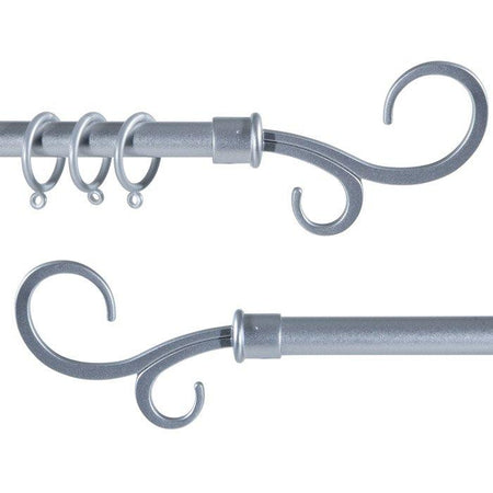 Asta in metallo Atene 120-210 per tende e tendaggi cucina soggiorno