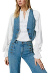 Twin-set Giacche Denim chiaro da donna