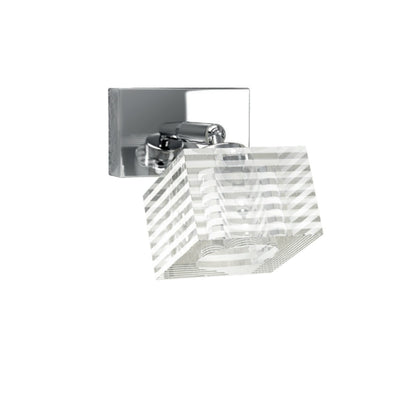 Applique moderno Top Light METROPOLITAN 1047 F1 G9 LED vetro orientabile lampada parete