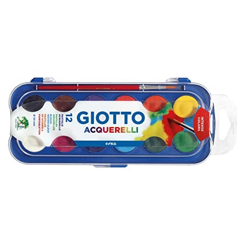 Giotto - Acquerelli 30 mm a 12 Colori (F351200)