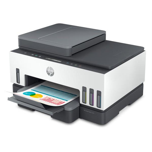 HP MULTIF. INK A4 COLORE, SMART TANK 7305, 15PPM, ADF, FRONTE / RETRO, USB/WIFI, 4 IN 1