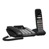 GIGASET DL780 PLUS (NERO) - TELEFONO CORDLESS + CORDED - MAXI DISPLAY - VIVAVOCE - TASTI GRANDI