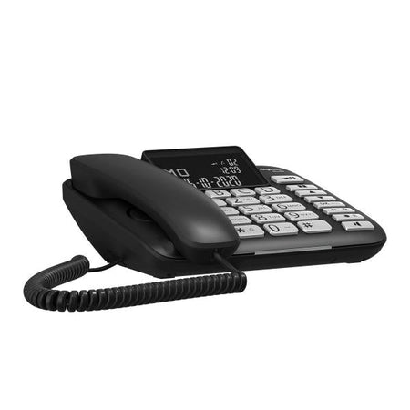 GIGASET DL780 PLUS (NERO) - TELEFONO CORDLESS + CORDED - MAXI DISPLAY - VIVAVOCE - TASTI GRANDI