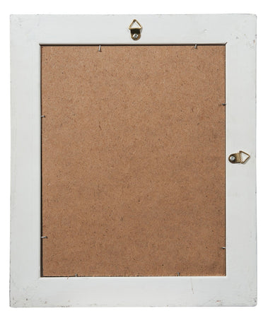 Biscottini Specchiera da appendere verticale/orizzontale L27xPR3xH32 cm finitura bianco anticato.