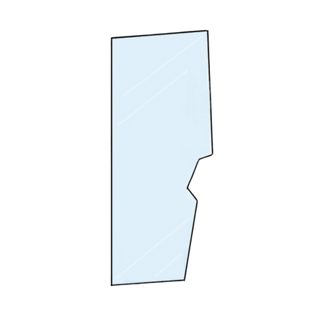 Vetro per portiera adattabile al riferimento originale Same 0,9231,212,0