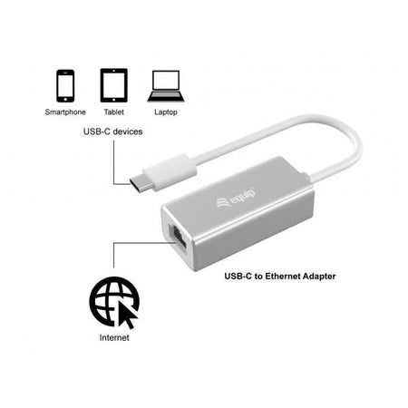 ADATTATORE USB TYPE-C TO RJ45 GIGABIT