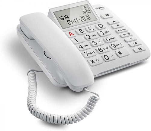 telefono fisso gigaset dl380 bianco