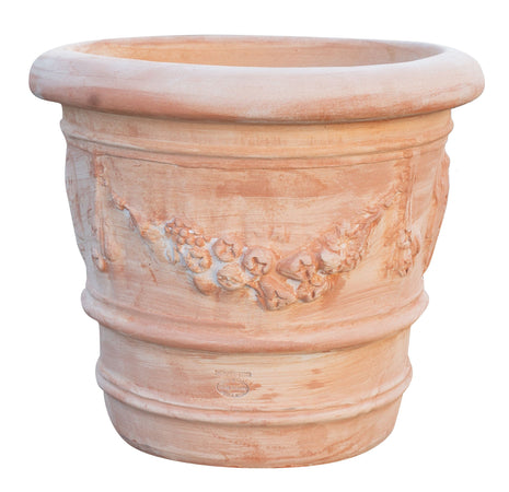 Biscottini Vaso in terracotta Galestro 100% Made in Italy, interamente fatto a mano