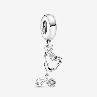 Pandora - Charm Pendente Stetoscopio Cuore