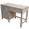 MOBILI 2G - SCRIVANIA PORTA FRIGO IN LEGNO MASSELLO ABETE GREZZO L.120 P.55 H.80 (3310)